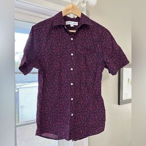 OLD NAVY button down shirt / floral / size S